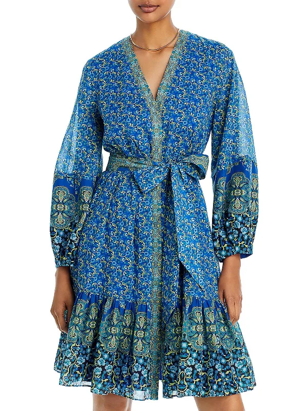 Mega Sale Luanne Womens Cotton Knee-Length Fit & Flare Dress