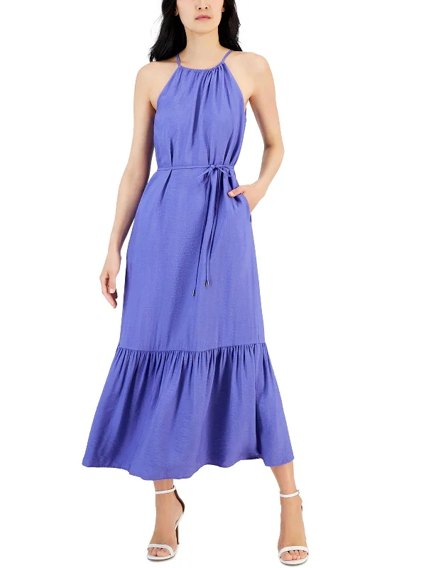 Stock Clearance Womens Tiered Long Maxi Dress