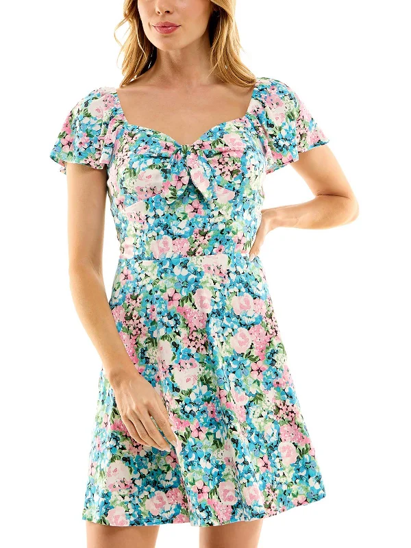 New Markdowns Juniors Womens Summer Mini Fit & Flare Dress