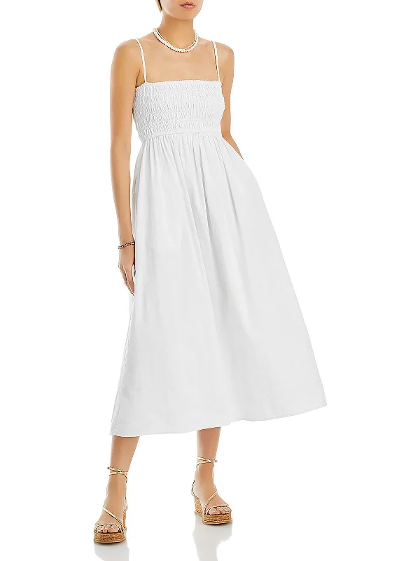 Year-End Sale Sage Womens Smocked Long Maxi Dress