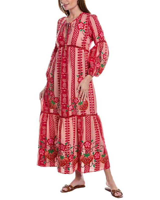 Today’s Special FARM Rio Pineapple Jacquard Maxi Dress