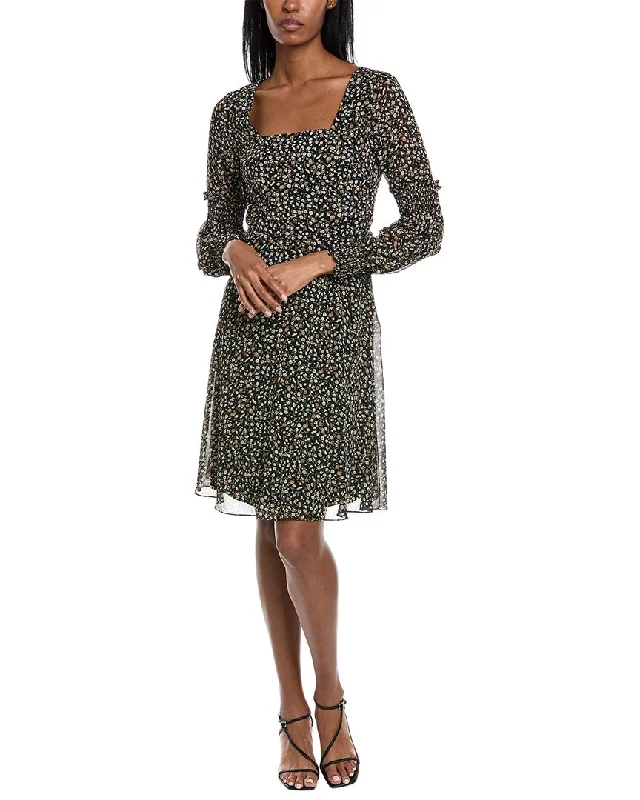 Fantastic Offers Mikael Aghal Square Neck Mini Dress