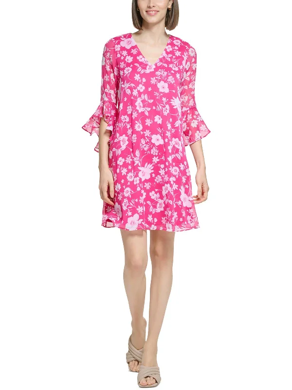 Unmissable Offer Womens Floral Mini Shift Dress