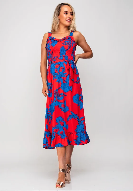 Hot Deal Seventy1 Floral Print Dress, Red