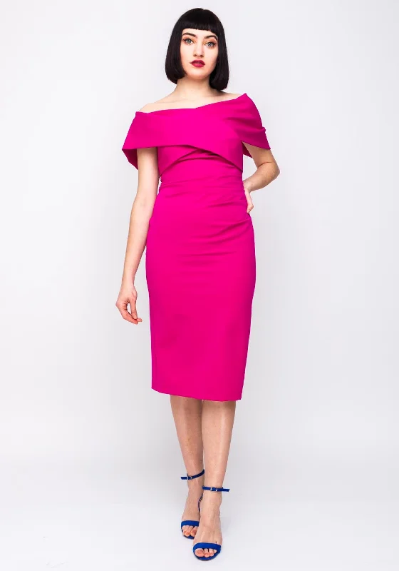 Quick Sale Kevan Jon Loren Bodycon Dress, Fuschia Pink