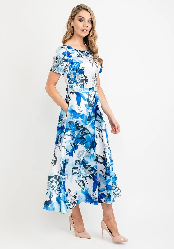 Markdowns Cassandra Kimmy Floral Maxi Dress, Blue
