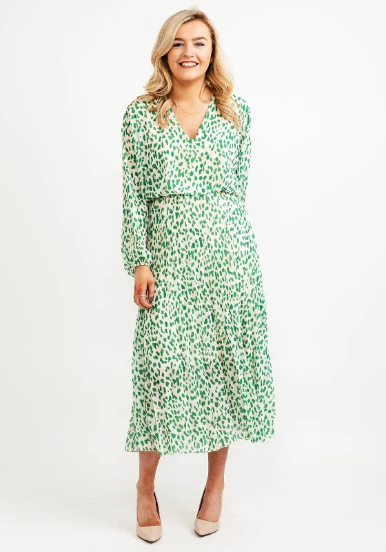 YEAR-End Clearance Seventy1 One Size Scatter Print Dress, Green Multi