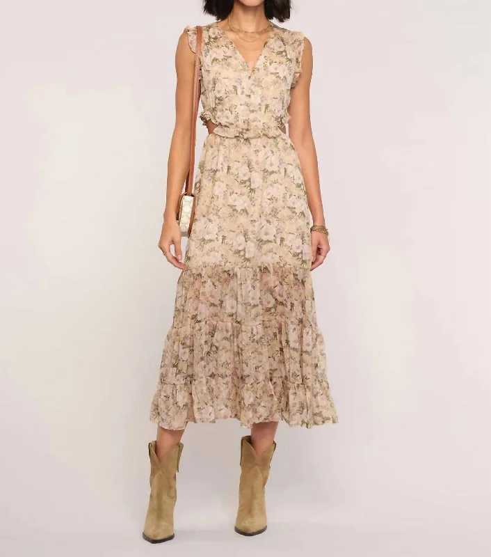Value Deals Echo Dress In Beige
