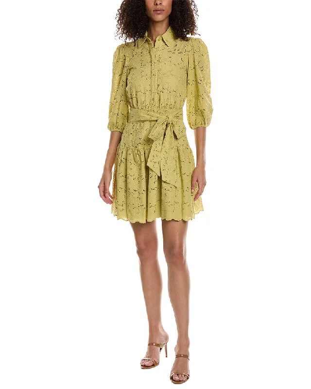 Time-Limited Offer Taylor Eyelet Mini Dress