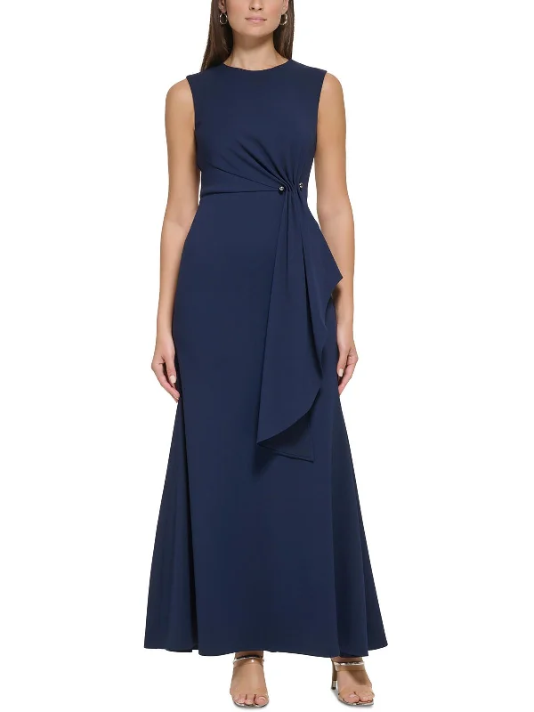 Super Sale Womens Knit Side Ruched Evening Dress