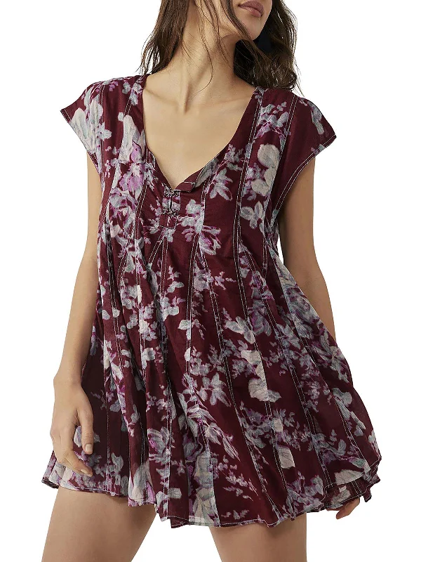 Huge Discounts Sully Womens Cotton Short Fit & Flare Dress