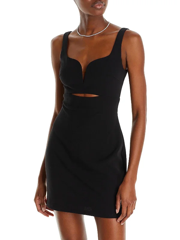 Crazy Deals Womens Cutout Bodycon Mini Dress