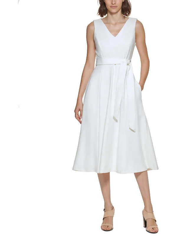 Huge Savings Womens Office Career Fit & Flare Dress