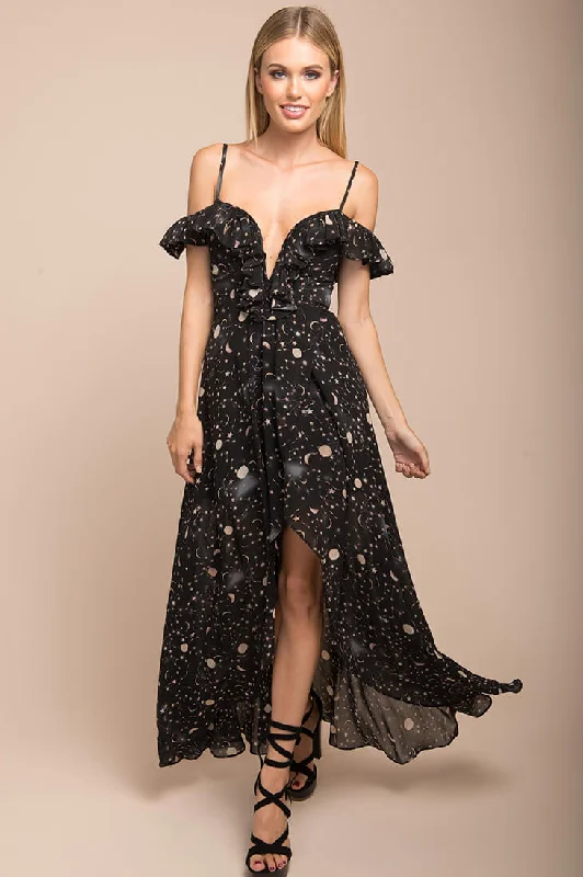 Major Savings Celeste Star Print Maxi Dress