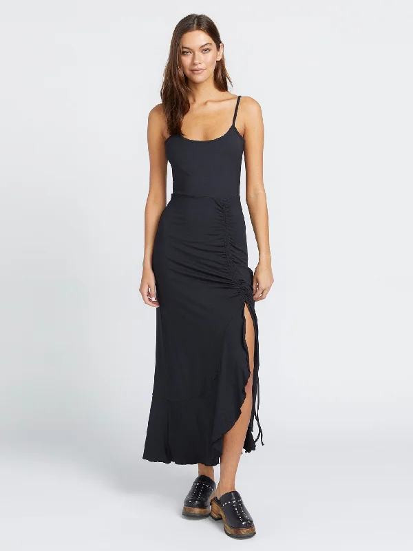 Stock Up and Save Had Me At Aloha Dress - Black