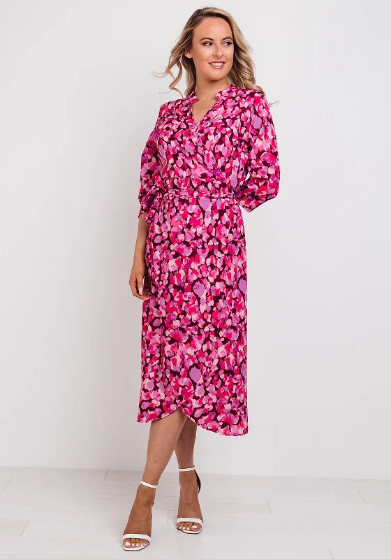 Price Drop Alert Kate & Pippa Sienna Wrap Midi Dress, Pink