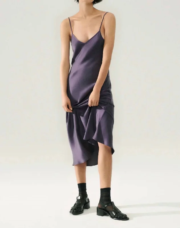 Unmissable Offer 90S Slip Dress In Blackberry