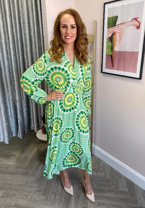 Buy More, Save More Seventy1 One Size Two Way Printed Maxi Dress, Green Multi
