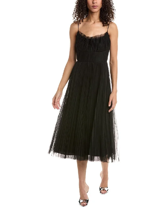 Special Promotion ML Monique Lhuillier Tulle Midi Dress