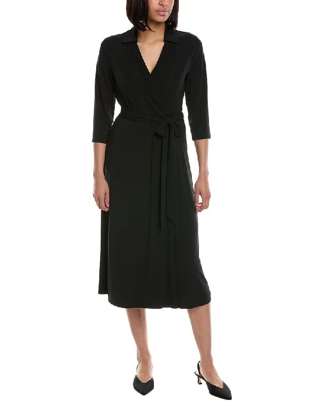 Discount Mania Anne Klein Wrap Midi Dress