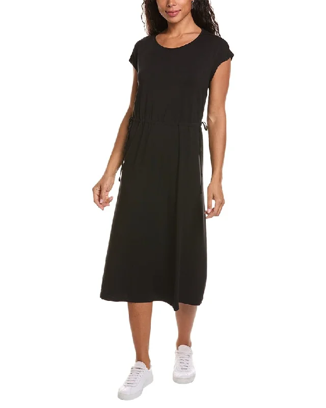 Price Meltdown EILEEN FISHER Jewel Neck Midi Dress