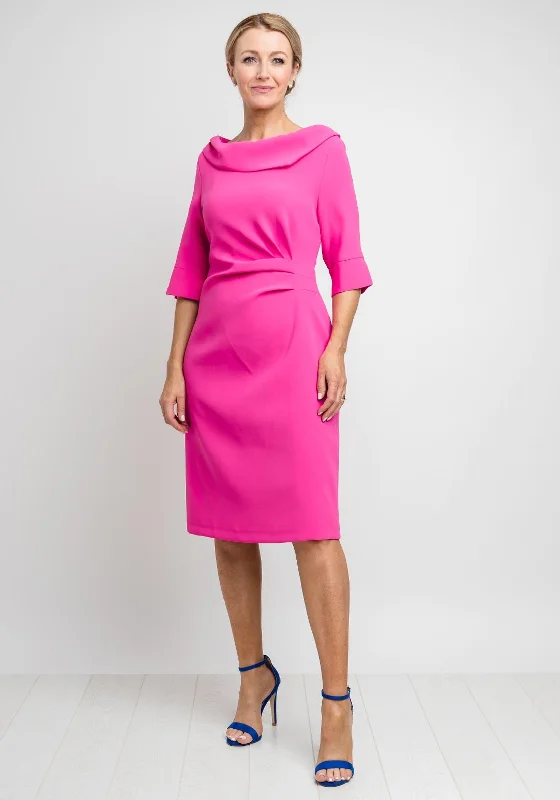 Special Savings Lizabella Ruched Waist Pencil Dress, Cerise Pink