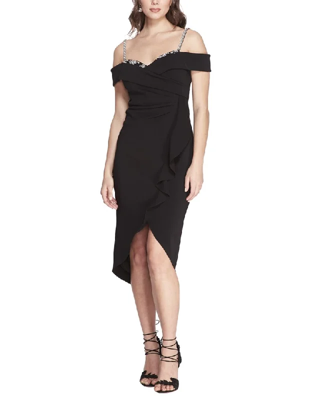 Get It Before It’s Gone Marchesa Notte Midi Dress