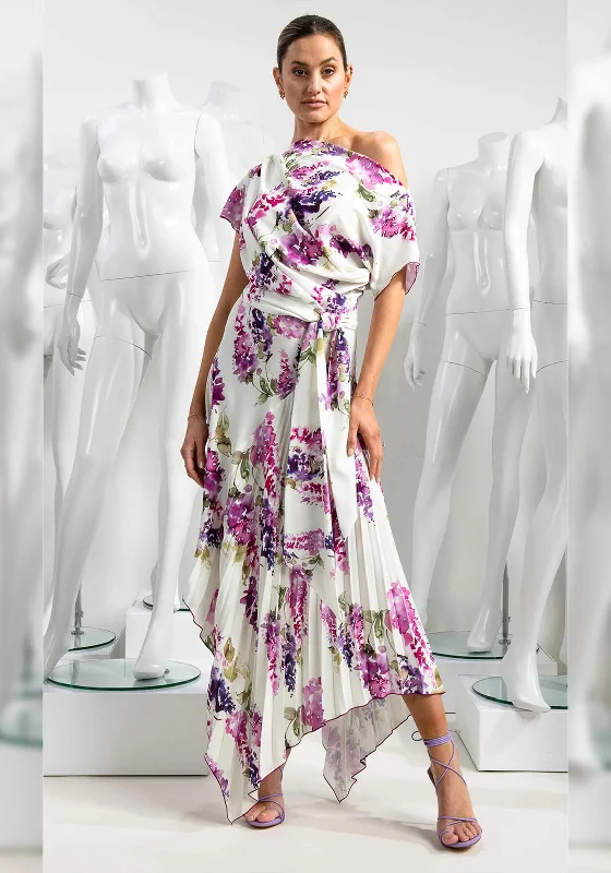 Epic Deals Kevan Jon Wisteria Floral Maxi Dress, Multi