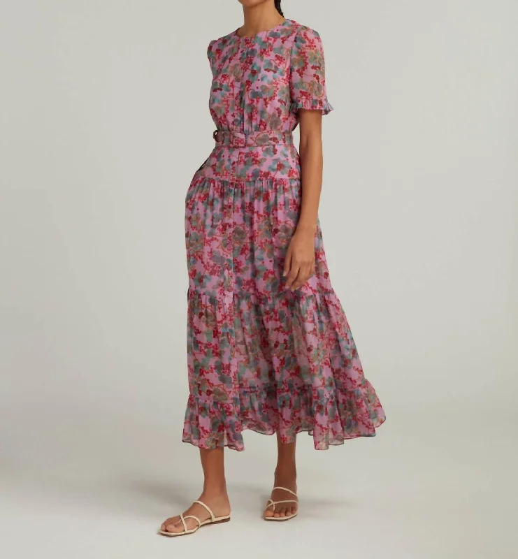 Bargain Blast Sophie Dress In Mulberry Blush