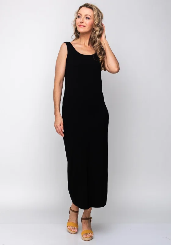 Deal Dash Naya Sleeveless Jersey Maxi Dress, Black