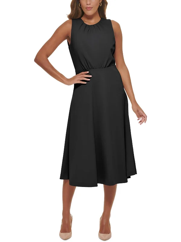 TIME-Limited Offer Womens Sleeveless Open Back Midi Dress