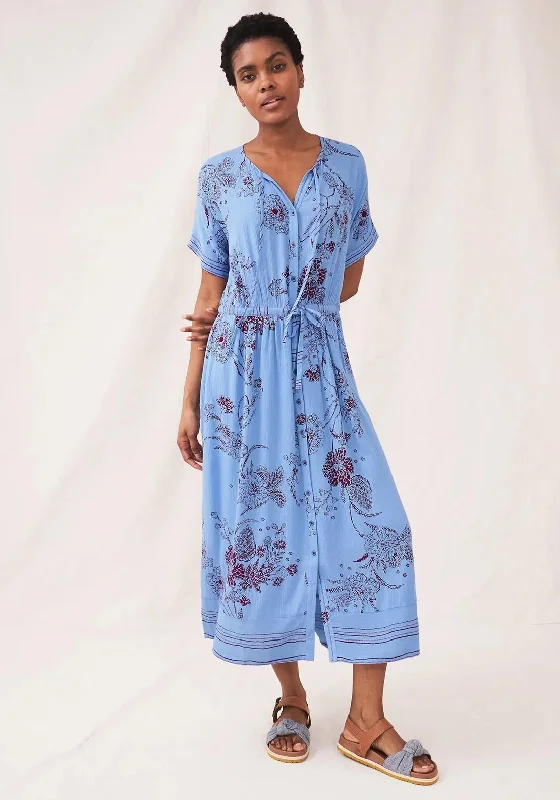 One-DAY Sale White Stuff Jennifer Midi Dress, Blue Multi