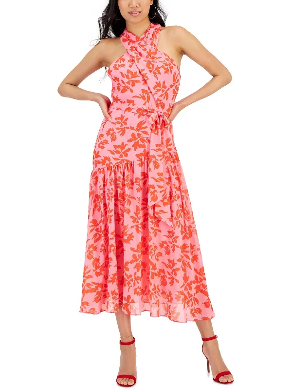 Final Clearance Printed Knit Casual Dress