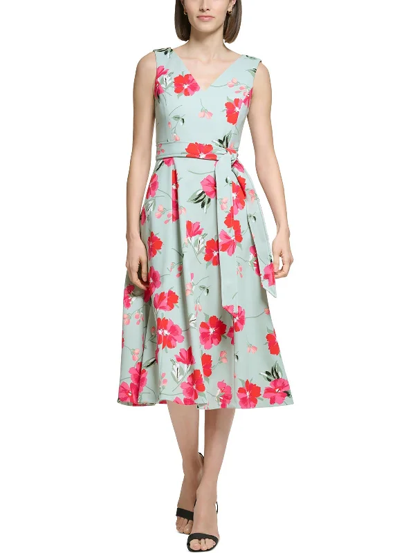 Exclusive Online Offer Womens Cocktail Midi Fit & Flare Dress