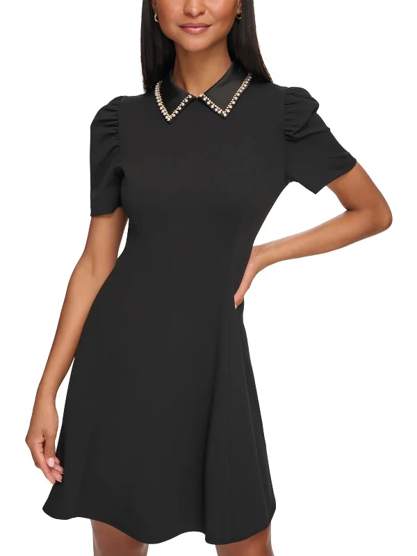 Deal of the Week Womens Crepe Short Mini Dress