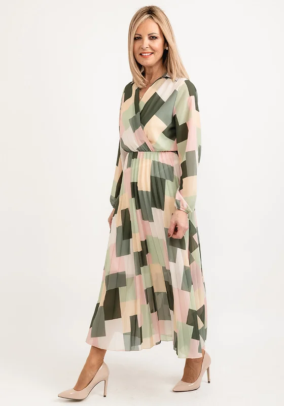 Exclusive Access Seventy1 One Size Pastel Print Midi Dress, Green Multi