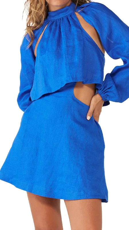 Flash Deals Forte Mini Dress In Jacaranda