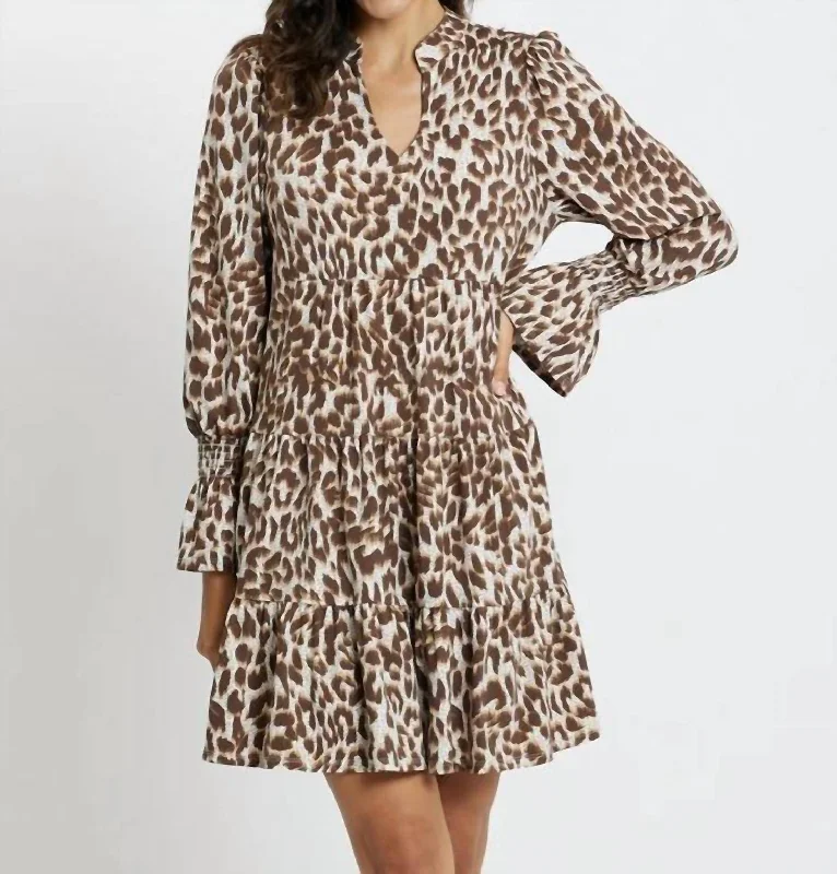Low Prices Tammi Dress In Speckled Cheetah
