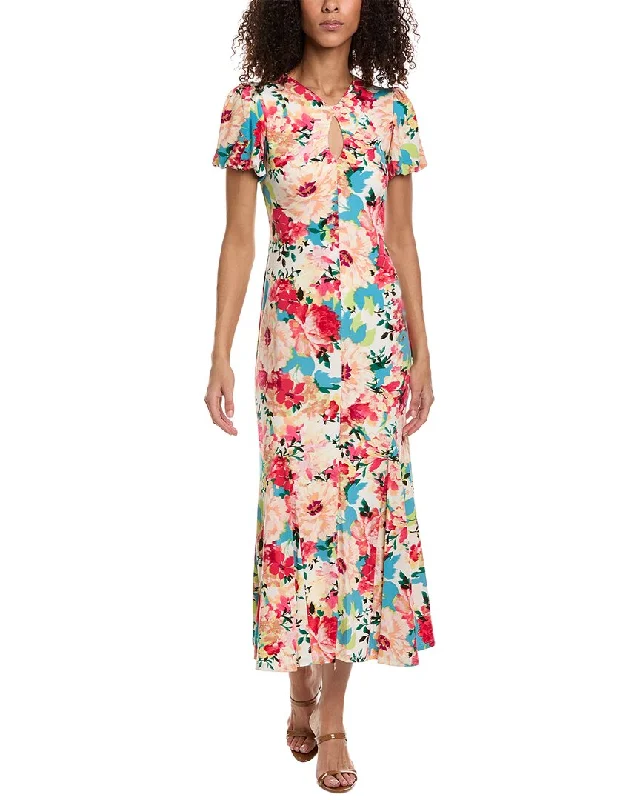 Year-End Clearance Taylor Printed Jersey Maxi Dress