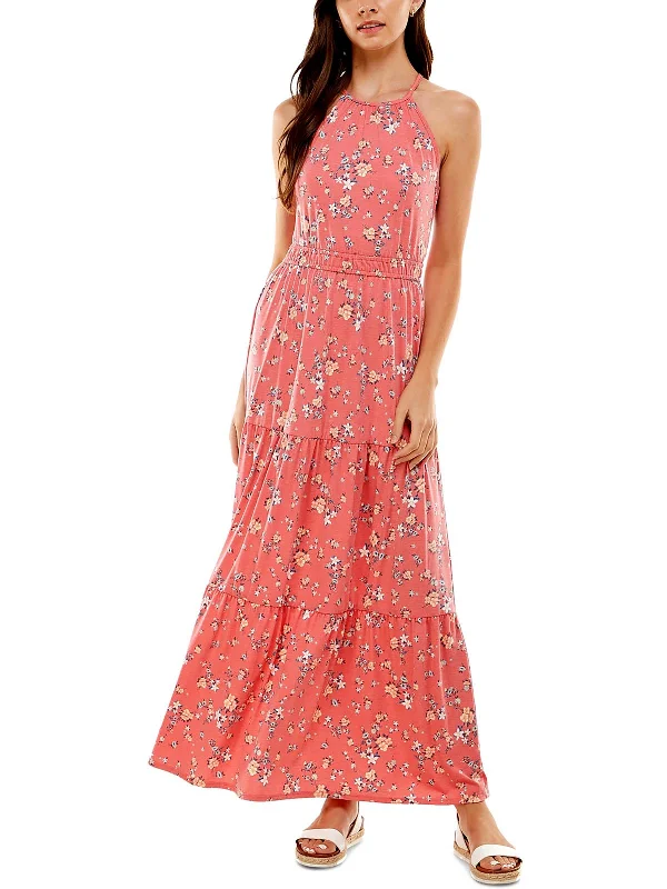 Savings Galore Womens Sundress Maxi Halter Dress