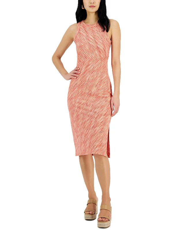 Today’s Special Womens Ribbed Sleeveless Midi Dress