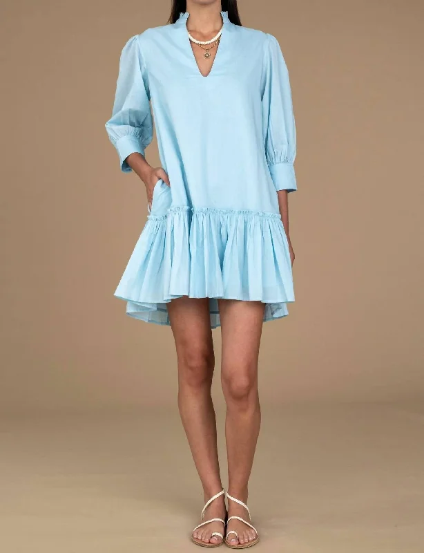 Deal Mania Chloe Dress In Azzuro