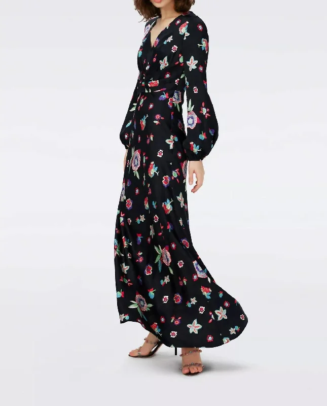 Sale Event Monika Maxi Dress In Mystic Flower Dots