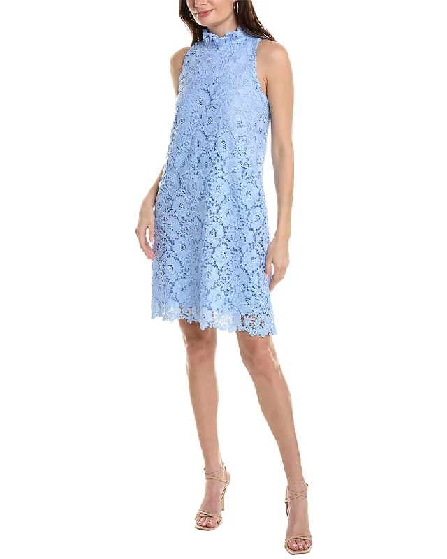 Super Bargain Anne Klein Sleeveless Ruffle Shift Dress