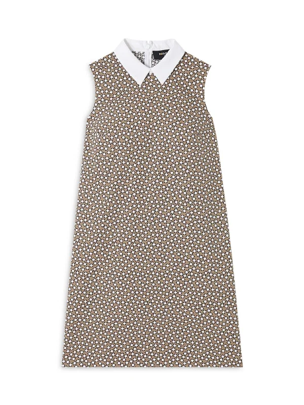 Online Only Womens Collared Mini Shirtdress