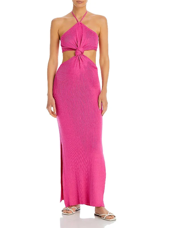 Major Savings Mika Womens Halter Long Maxi Dress