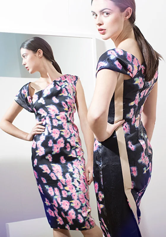 Seasonal Sale Caroline Kilkenny Orion Floral Dress, Pink Multi