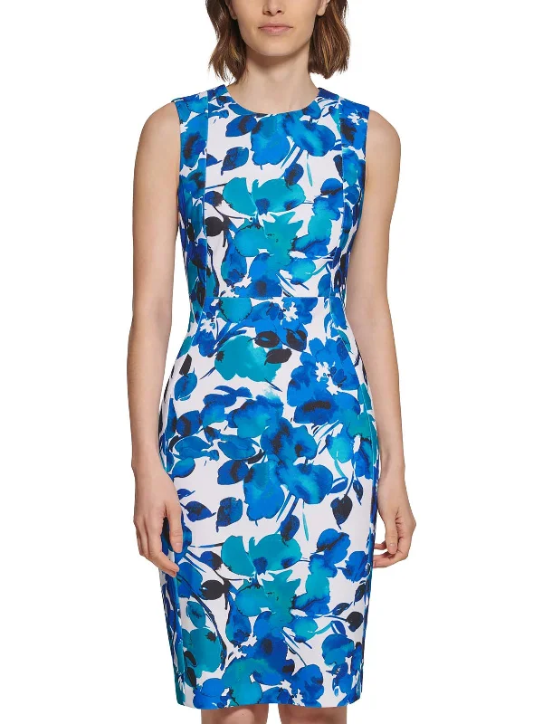 Savings Spectacular Petites Womens Business Short Sheath Dress