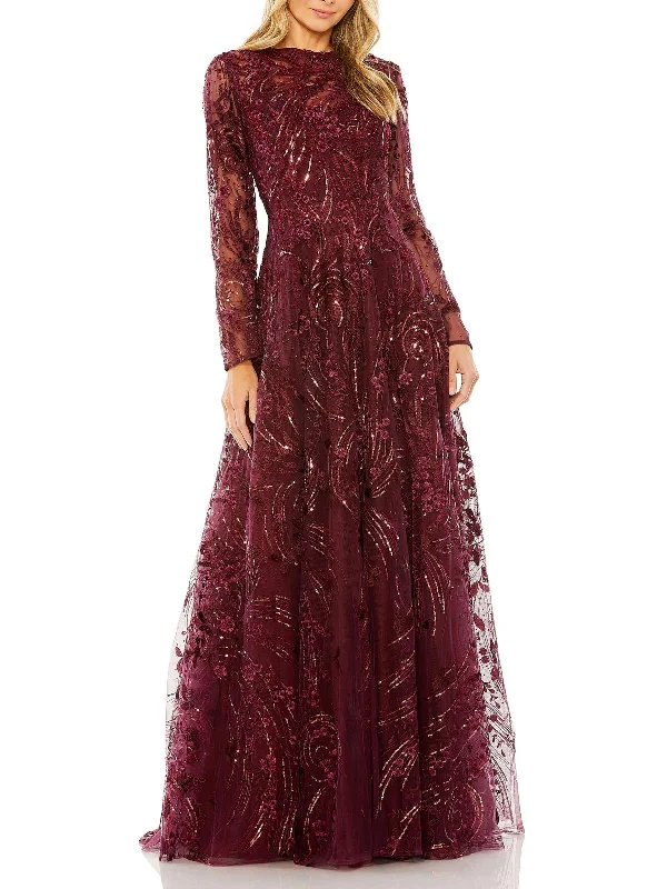 Lowest Prices Womens Floral Embellished Evening Dress