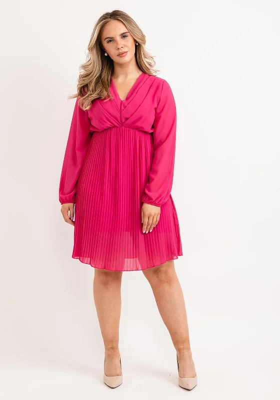 Inventory Reduction Seventy1 One Size Pleated Mini Dress, Pink